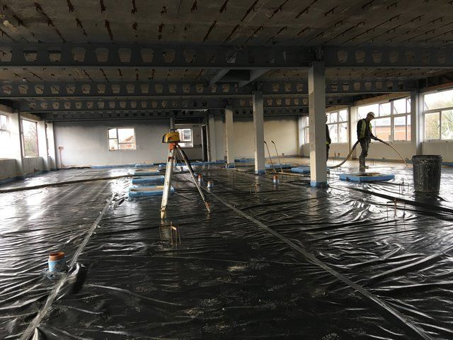 damp proof membrane preparation - Beeston, Nottingham: Swipe To View More Images
