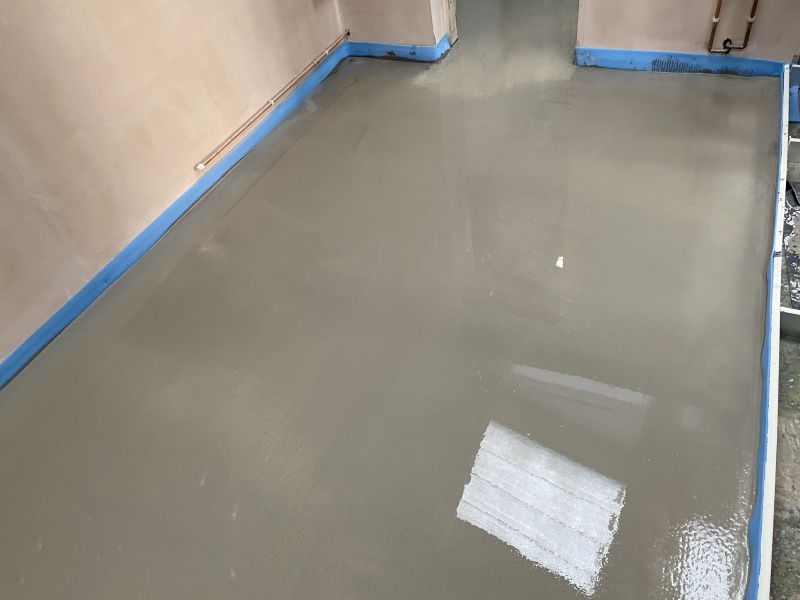 Liquid Flow Screed - Ashbourne, Derbyshire: Swipe To View More Images