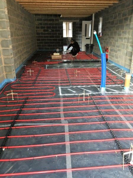 Underfloor heating - Beeston, Nottingham: Swipe To View More Images