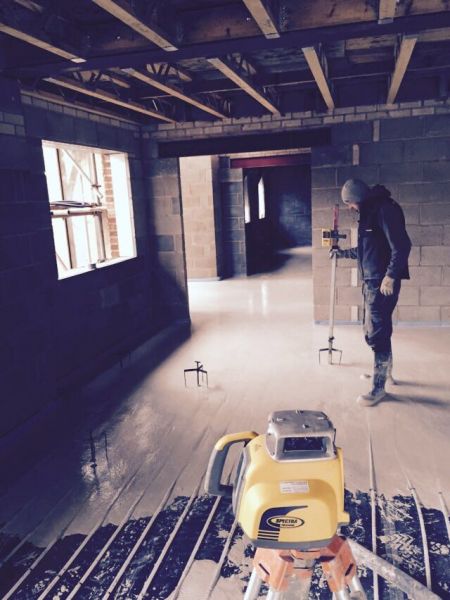 Underfloor heating & Liquid flow screed - Wollaton, Nottinghamshire: Swipe To View More Images