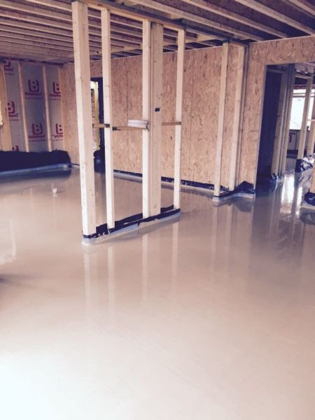 Liquid Flow Screed - new build, Brixworth, Northamptonshire: Swipe To View More Images