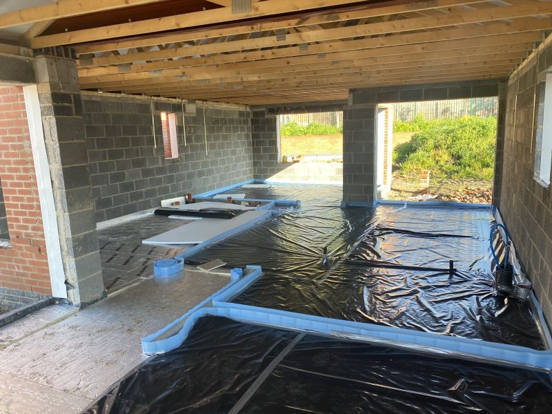 Insulation & Membrane Prep Work - Ripley, Derbyshire: Swipe To View More Images