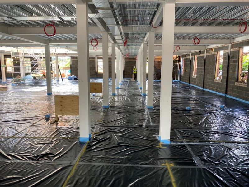 Medical Centre, Nuneaton, Warwickshire - Damp Proof Membrane: Swipe To View More Images