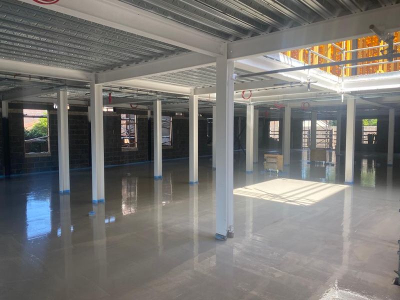 Medical Centre, Nuneaton, Warwickshire - Liquid Flow Screed: Swipe To View More Images