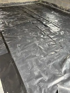 Click Here To Enlarge This Photo Of Liquid Anhydrite Screed With Underfloor Heating In Derbyshire