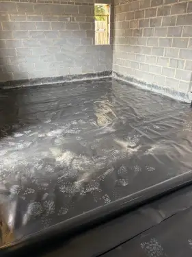 Click Here To Enlarge This Photo Of Liquid Anhydrite Screed With Underfloor Heating In Derbyshire