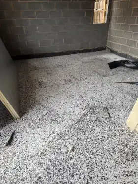 Click Here To Enlarge This Photo Of Liquid Anhydrite Screed With Underfloor Heating In Derbyshire