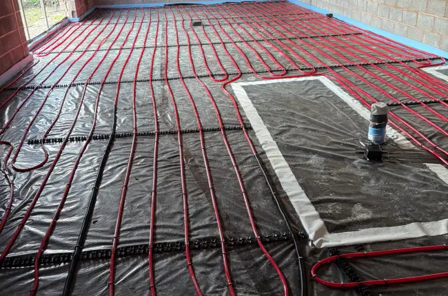 Underfloor Heating & Anhydrite Screed Installation In Ilkeston