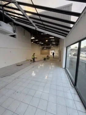 Click Here To Enlarge This Photo Of Floor Levelling & Screeding - Car Showroom Renovation In Derby