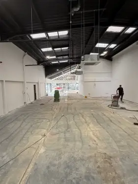 Click Here To Enlarge This Photo Of Floor Levelling & Screeding - Car Showroom Renovation In Derby