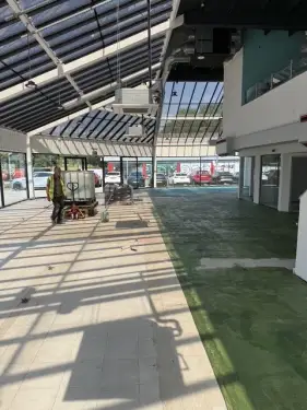 Click Here To Enlarge This Photo Of Floor Levelling & Screeding - Car Showroom Renovation In Derby