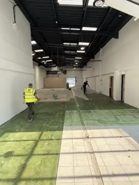 Click Here To Enlarge This Photo Of Floor Levelling & Screeding - Car Showroom Renovation In Derby