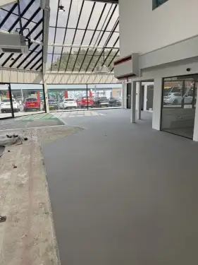 Click Here To Enlarge This Photo Of Floor Levelling & Screeding - Car Showroom Renovation In Derby