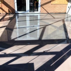 Liquid Flow Screed - house extension - Swadlincote, Derbyshire: Click Here To View Larger Image