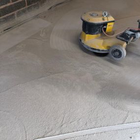 Garage floor sanding - North Hykeham, Lincolnshire: Click Here To View Larger Image