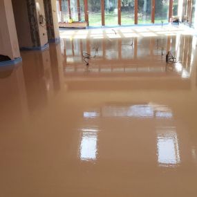 Liquid Flow Screed - Bishop's Tachbrook, Warwickshire: Click Here To View Larger Image