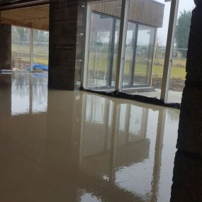 Liquid Flow Screed - new build, Brixworth, Northamptonshire: Click Here To View Larger Image