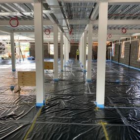 Medical Centre, Nuneaton, Warwickshire - Damp Proof Membrane: Click Here To View Larger Image