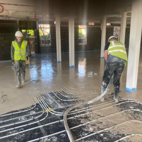 Medical Centre, Nuneaton, Warwickshire - Liquid Flow Screed: Click Here To View Larger Image