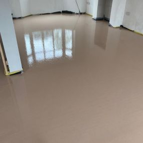 Thermio flowing screed - Markfield, Leicestershire: Click Here To View Larger Image